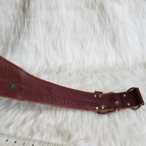 Signature K9 Heavy Duty Agitation Collar with Handle, 2-Inch, Burgundy - Picture 4 of 8